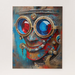 Puzzle Retrato de Steampunk El Hombre de Hojalata