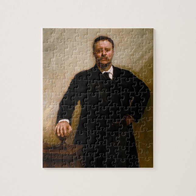 Puzzle Retrato de Theodore Roosevelt por John S. Sargent (Vertical)