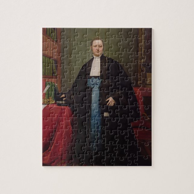 Puzzle Retrato de un abogado en su biblioteca, 1852 (Vertical)