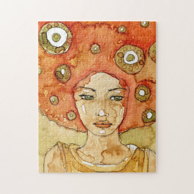 Puzzle Retrato de un chica hermoso (Vertical)