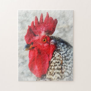 Puzzle Retrato de un gallo