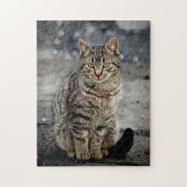 Puzzle Retrato de un gato