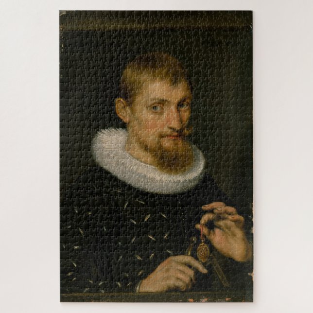 Puzzle Retrato de un hombre, Rubens 1597 fino art 1000 pl (Vertical)