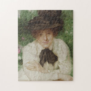 Puzzle Retrato de una dama eduardiana (Arte vintage)