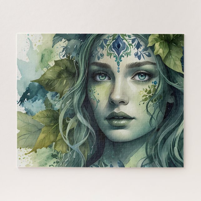 Puzzle Retrato de una mujer (Horizontal)