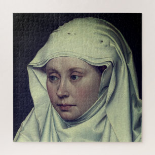 Puzzle Retrato de una mujer - de Robert Campin (c. 1435)