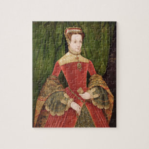 Puzzle Retrato de una mujer, envejecido 16, previamente