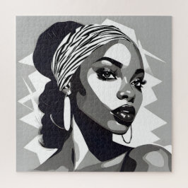 Puzzle Retrato de una mujer negra