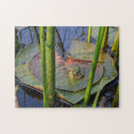 PUZZLE RETRATO DE UNA RANA