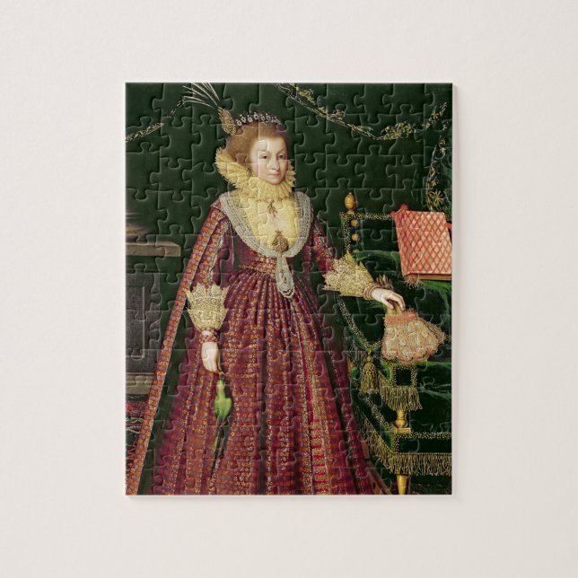 Puzzle Retrato de una señora, posiblemente Elizabeth, (Vertical)