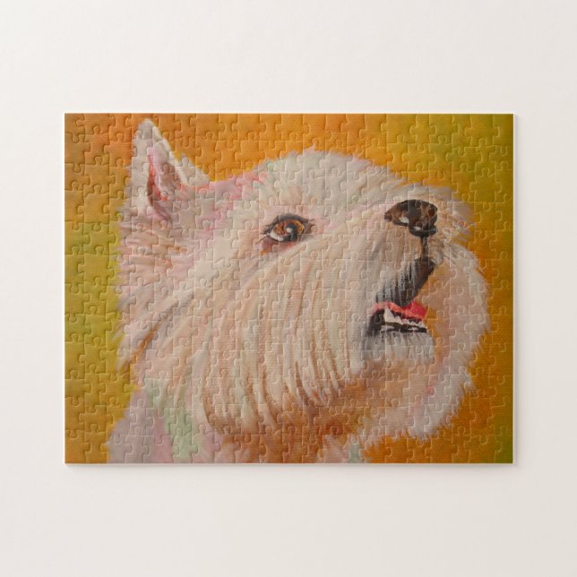 Puzzle Retrato de West Highland White Terrier (Horizontal)