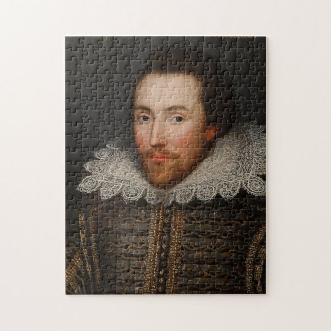 Puzzle Retrato de William Shakespeare del vintage (Vertical)