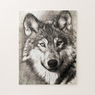 Puzzle Retrato de Wolf