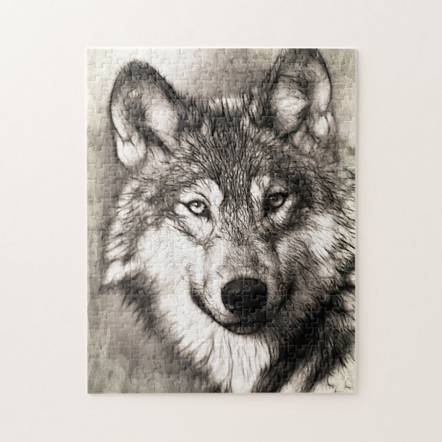 Puzzle Retrato de Wolf (Vertical)