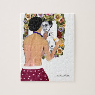 Puzzle Retrato del EL Espejo del en de Frida Kahlo