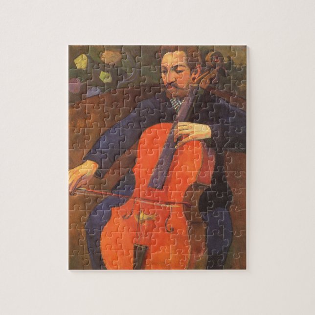 Puzzle Retrato del jugador Schneklud de Paul Gauguin (Vertical)