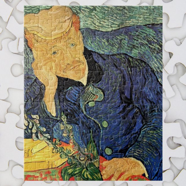 Puzzle Retrato del Médica Gachet por Vincent van Gogh (Subido por el creador)