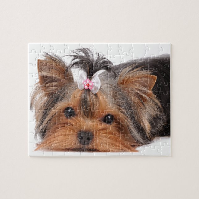 Puzzle Retrato del perrito lindo (Horizontal)