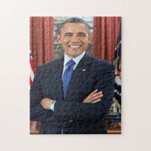 Puzzle Retrato del presidente Barack Obama