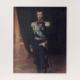 Puzzle Retrato del Zar Nicolás II (por Albert Edelfelt)
