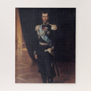 Puzzle Retrato del Zar Nicolás II (por Albert Edelfelt)
