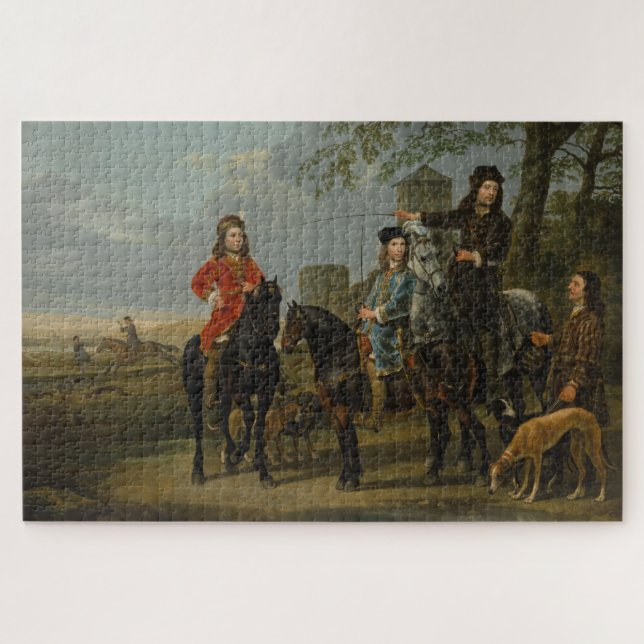 Puzzle Retrato ecuestre de Cornelis (1639-1680) (Horizontal)