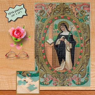 Puzzle Retrato enmarcado de San Rosa de Lima (K 48)