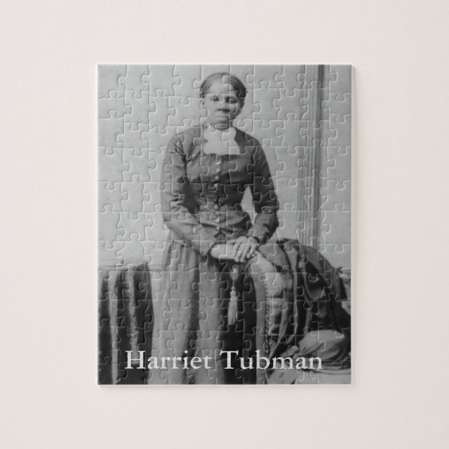 Puzzle Retrato estadounidense de Harriet Tubman vintage (Vertical)