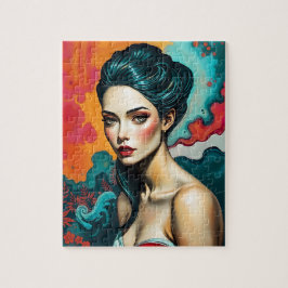 Puzzle Retrato Fantasy Woman