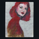 Puzzle Retrato Fem - Rojo<br><div class="desc">Retrato Fem I de Jennifer Paxton Parker. | 140912GG</div>