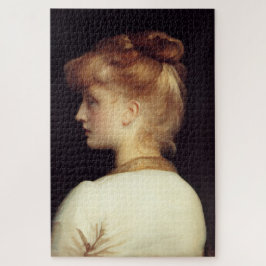 Puzzle Retrato femenino desde atrás (de Frederic Leighton