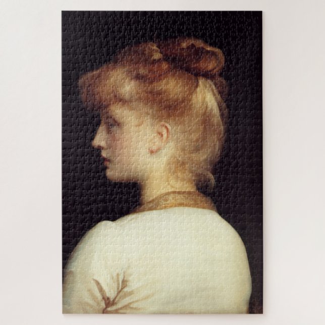 Puzzle Retrato femenino desde atrás (de Frederic Leighton (Vertical)