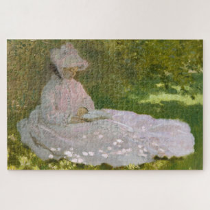 Puzzle Retrato impresionista de primavera, Claude Monet