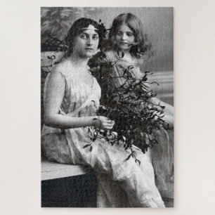 Puzzle Retrato inmaduro de madre e hija