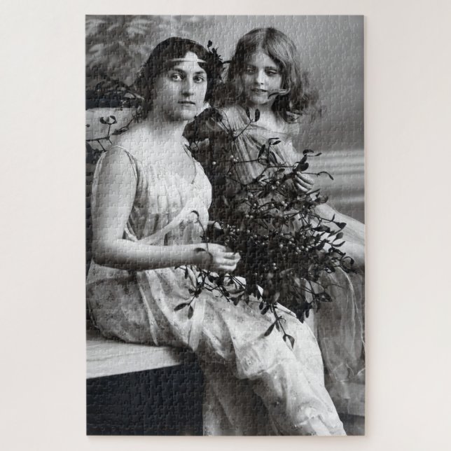 Puzzle Retrato inmaduro de madre e hija (Vertical)