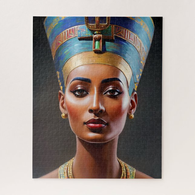 Puzzle Retrato Nefertiti Arte Original (Vertical)