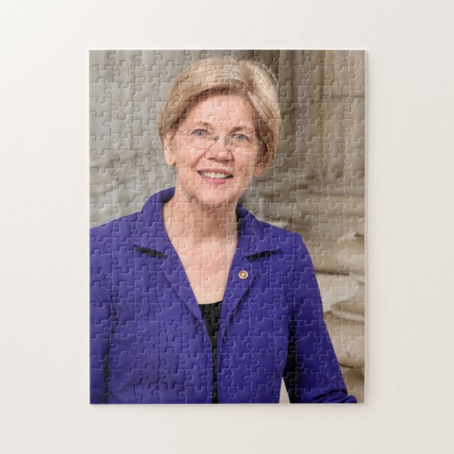 Puzzle Retrato Oficial de Elizabeth Warren (Vertical)