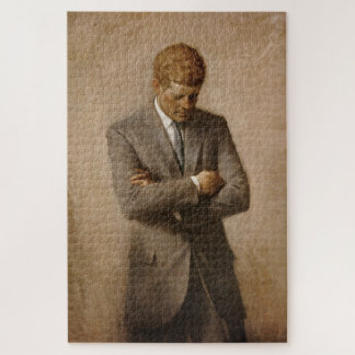 Puzzle Retrato Oficial de John F Kennedy