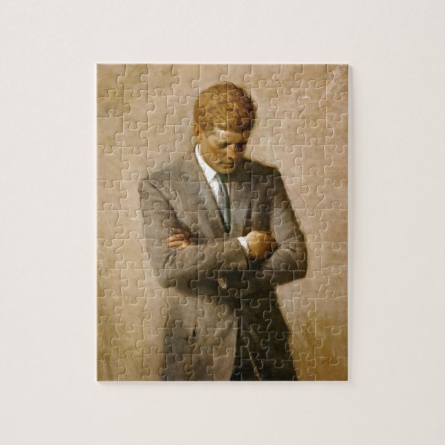 Puzzle Retrato oficial de John F. Kennedy de Aaron (Vertical)