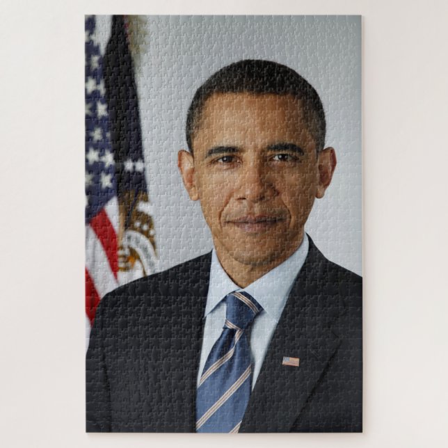 Puzzle Retrato oficial del primer mandato del presidente  (Vertical)