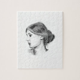 Puzzle Retrato suave del lápiz de Virginia Woolf