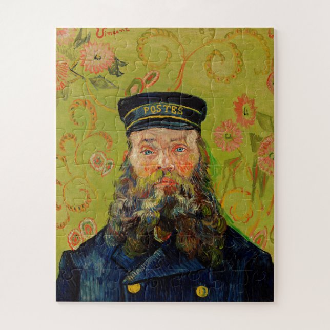 Puzzle Retrato Van Gogh Postman Pintando Viejo Arte Antig (Vertical)