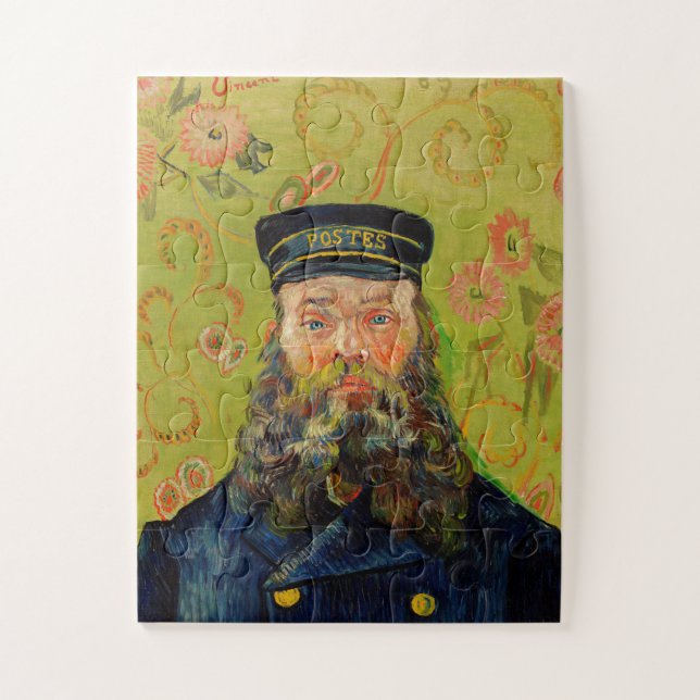 Puzzle Retrato Van Gogh Postman Pintando Viejo Arte Antig (Vertical)