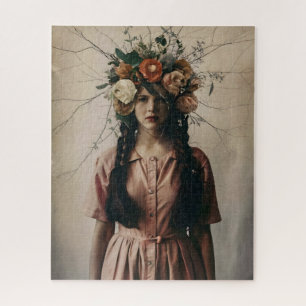 Puzzle Retrato Vintage raqueado