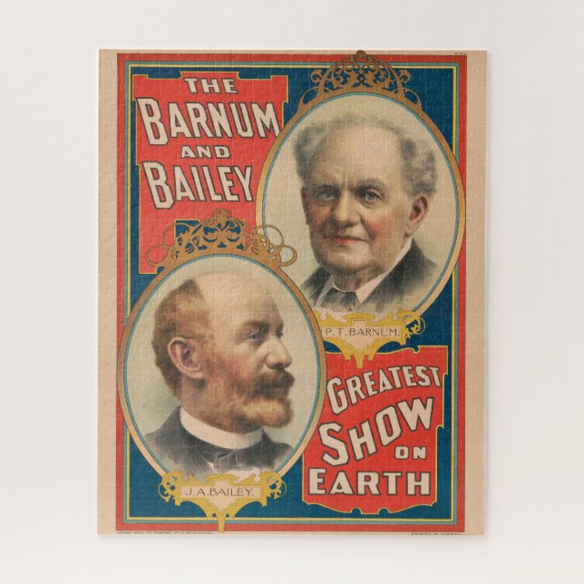 Puzzle Retratos De P.T. Barnum Y J.A. Bailey (Vertical)