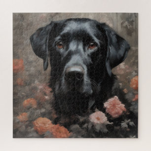 Puzzle Retratos de raza de perro flor 19