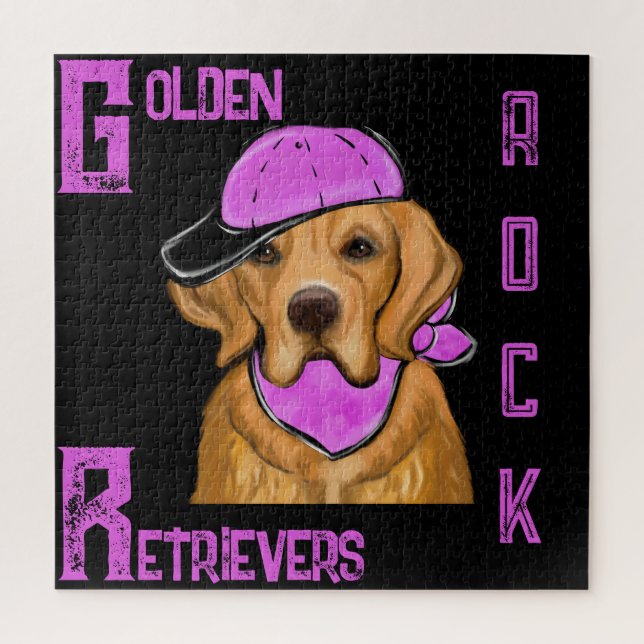 PUZZLE RETRIEVER DORADO  (Vertical)