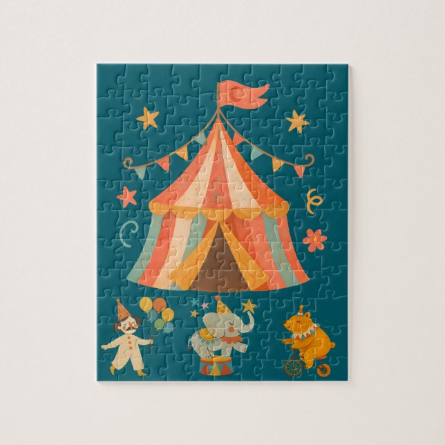 Puzzle Retro Circus Storytime (Vertical)