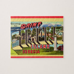 Puzzle Retro de la isla de Simons