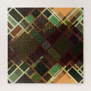 Puzzle Retro Diagonal: Resumen Patrón sin Marea.